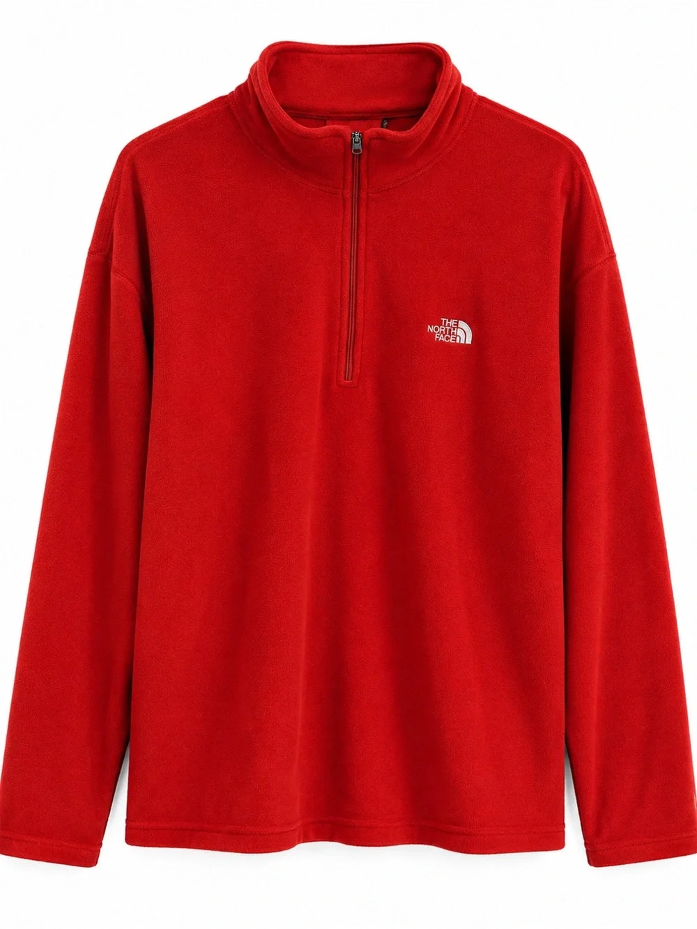 The North Face Red 1/4 Zip Fleece Pullover Men’s Large Outdoor